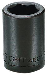 1-1/2 x 2-1/4" OAL - 3/4'' Drive - 6 Point - Standard Impact Socket - Exact Tooling