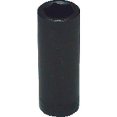 19 mm × 78.58 mm Overall Length-1/2″ Drive-6 Point - Metric Deep Impact Socket - Exact Tooling