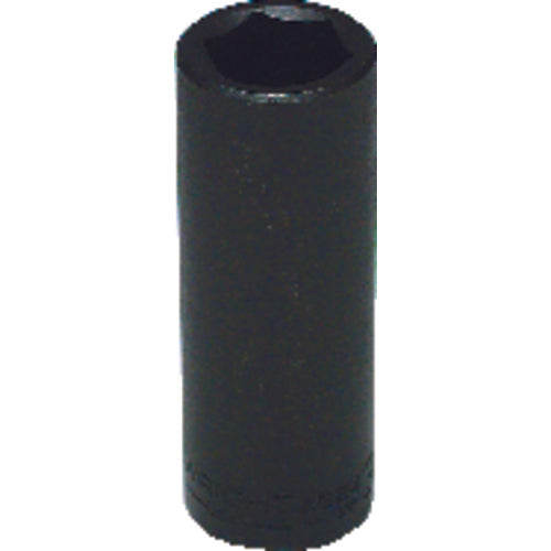 22 mm × 78.58 mm Overall Length-1/2″ Drive-6 Point - Metric Deep Impact Socket - Exact Tooling
