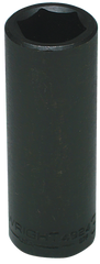 1 x 3" OAL - 3/4'' Drive - 6 Point - Deep Impact Socket - Exact Tooling