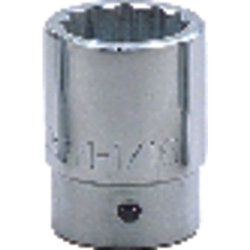 1″ × 1 3/8″-3/8″ Drive-12 Point - Standard Socket - Exact Tooling