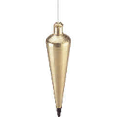 Model 916BR–16 oz - Brass Plumb Bob - Exact Tooling