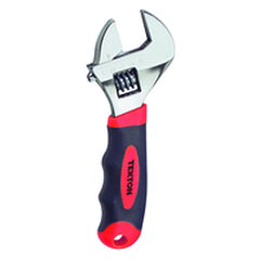 1″ Opening-6″ Overall Length - Stubby Adjustable Wrench - Comfortable Non-Slip Soft Handle Grip - Exact Tooling