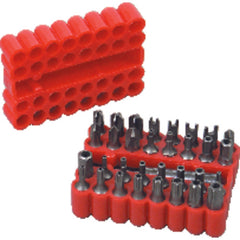 33 Pieces - Hex Bit Set - Torx/Star/Tri-Wing Style - Exact Tooling