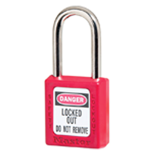 Xenoy Padlock - 1 1/2″ Body Width; Keyed: Different; Red - Exact Tooling