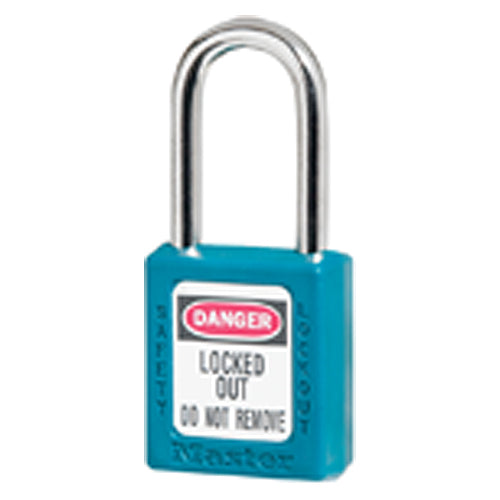 Xenoy Padlock - 1 1/2″ Body Width; Keyed: Different; Teal - Exact Tooling