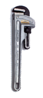 3" Pipe Capacity - 24" OAL - Aluminum Pipe Wrench - Exact Tooling