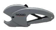 Ridgid Pipe & Tube Cutter -- 1/8 thru 1-1/2'' Capacity-Plastic Cutting - Exact Tooling