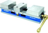 HDL Double Lock Vise- 6" Jaw Width- w/Aluminum Jaw Kit - Exact Tooling