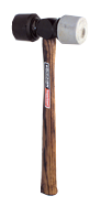 Vaughan Rubber Mallet -- 24 oz; Hickory Handle - Exact Tooling