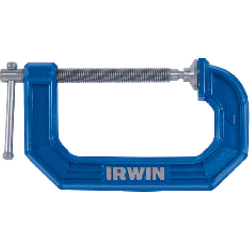 Quick-Grip C-Clamp - 3 1/2″ Throat Depth, 6″ Maximum Opening - Exact Tooling