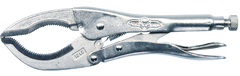 Large Jaw Locking Pliers -- #12LC Plain Grip 0 to 3-1/8'' Capacity 12'' Long - Exact Tooling