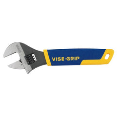 1 1/8″ Opening-8″ Overall Length - Chrome Plated Adjustable Wrench - Exact Tooling