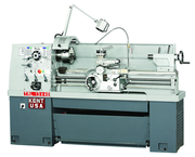 Geared Head Lathe - #TRL1340 - 13-3/8" Swing; 40" Between Centers; 5 & 2-1/2 HP Motor; D1-4 Camlock Spindle - Exact Tooling