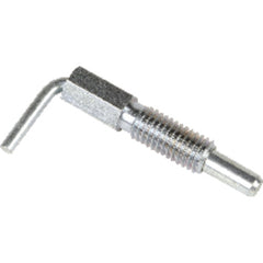 Lever type Steel Plunger 1/2″–13, Non-Locking, Zinc Plated Clear Chromate Finish - Exact Tooling