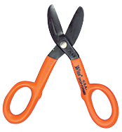 3'' Blade Length - 12-1/2'' Overall Length - Straight Cutting - Straight Patter Snips - Exact Tooling