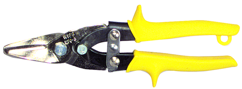 1-3/8'' Blade Length - 9'' Overall Length - Straight Cutting - Metal-Wizz Multi-Purpose Snips - Exact Tooling