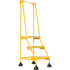 Spring Loaded Roll Ladder Perf 3 Stp Yel - Exact Tooling