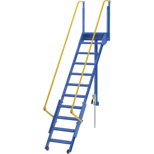 Folding Mezzanine Ladder 108″ - Exact Tooling