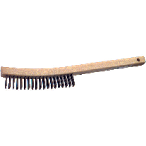 6″ × 14″ - Tempered Steel Hand Scratch Industrial Hand Brush - Exact Tooling