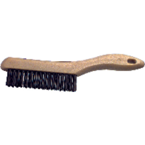5 1/2″ × 10″ - Tempered Steel Hand Scratch Industrial Hand Brush - Exact Tooling