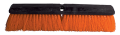 24" - Orange Safety Broom Without Handle - Exact Tooling