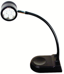 7 LED Spot Light  Dimmable  17" Flexible Gooseneck Arm  Desk Base - Exact Tooling