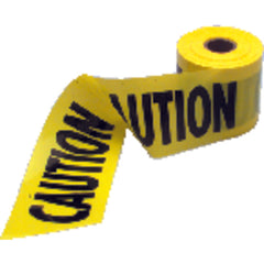 1000 feet × 3″ Yellow / Black Caution Tape - Exact Tooling