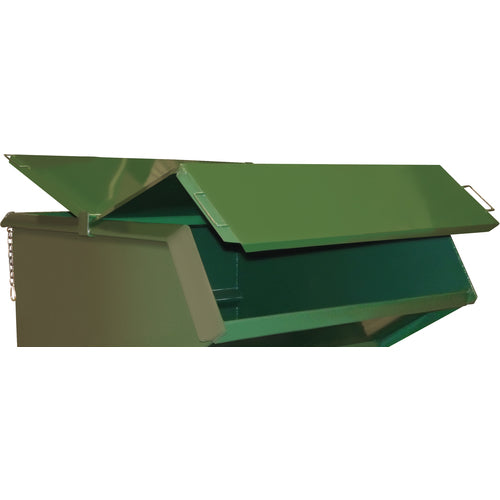 Steel Hopper Lid-Front & Back 2 Cu Yd - Exact Tooling