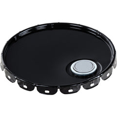 Spout Top Steel Lid 5 Gallon Black - Exact Tooling