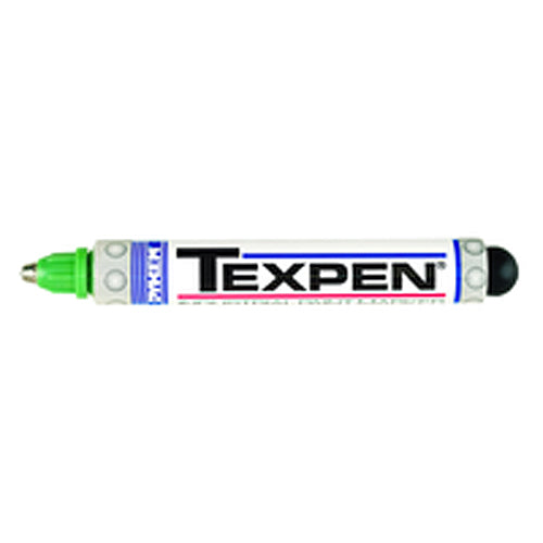 Texpen Medium Marker - Stainless Steel Ball Tip - Green - Exact Tooling