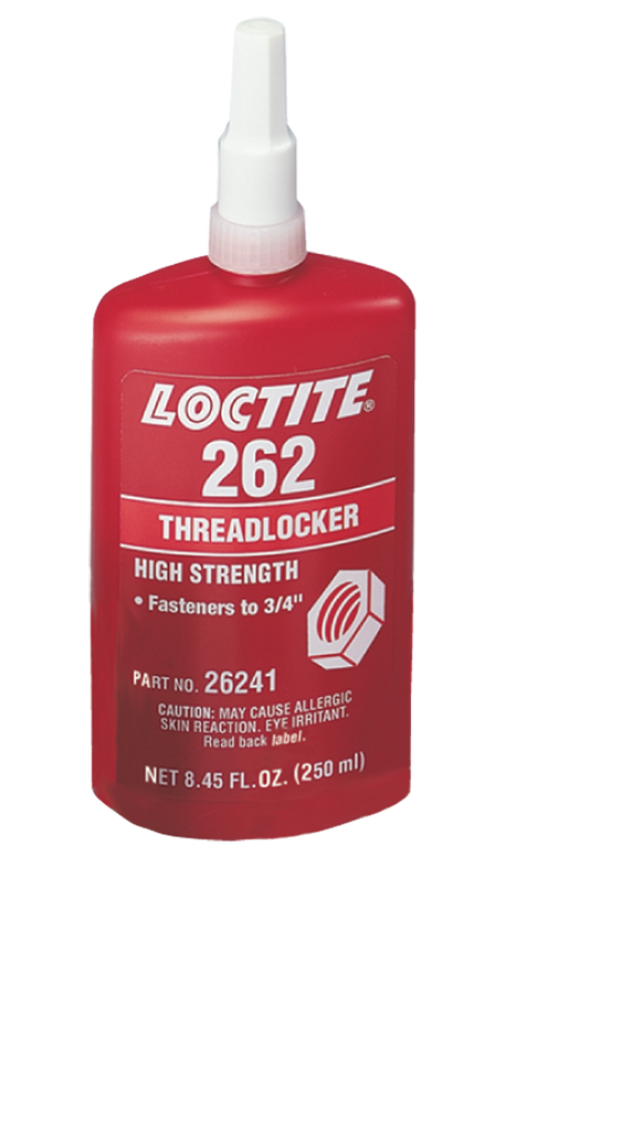 262  Medium to High Strength Permanent Threadlocker - 50 ml - Exact Tooling