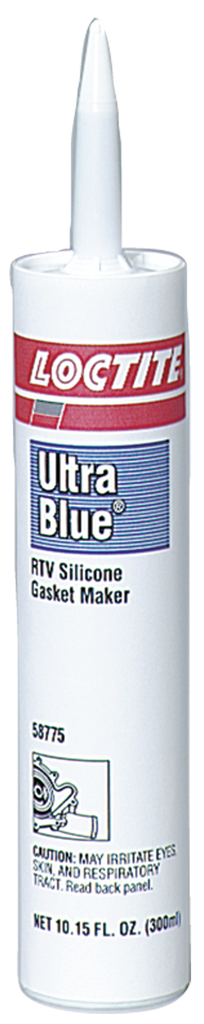 587 Blue RTV Gasket Maker - 8.75 oz - Exact Tooling