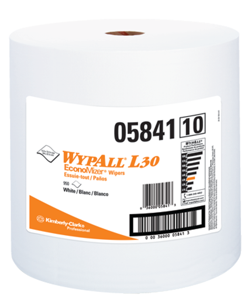 12.5 x 13.4'' - Package of 900 - WypAll L30 Jumbo Roll - Exact Tooling