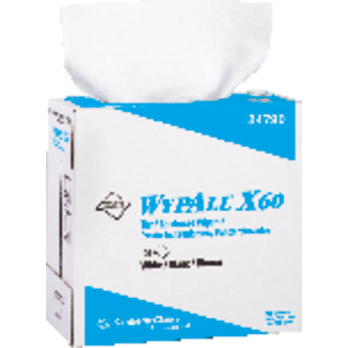 9.1″ 16.8″ - Package of 126 - WypAll X60 Pop-Up Box - Exact Tooling