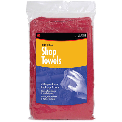 15″ × 15″ - Package of 25 - Shop Towels - Exact Tooling