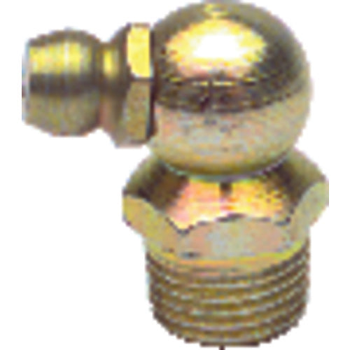 Grease Fittings - 1/8″-27 - PTF 90° Hydraulic Style - Pack of 10 - Exact Tooling