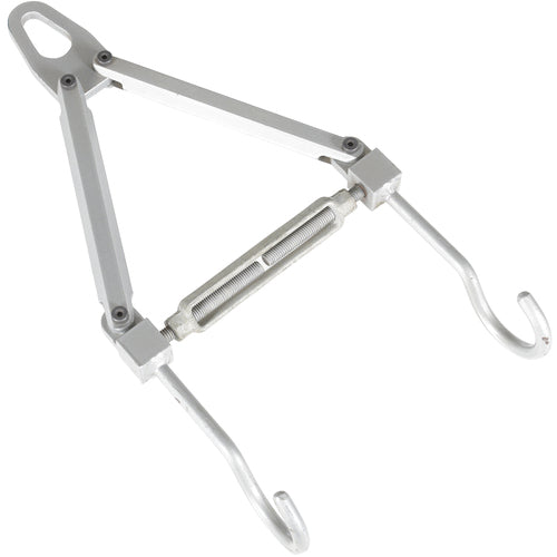 Hoist Attachment-Double Hook 250 lb Cap - Exact Tooling