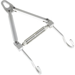 Hoist Attachment-Double Hook 250 lb Cap - Exact Tooling