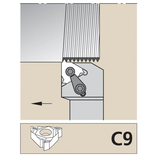 LSSR163D W LT TOOLHOLDER - Exact Tooling