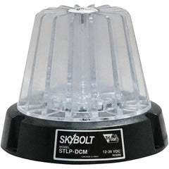 Light - Magnet Mount - Round4″H - Flash Safety - Clear - Exact Tooling