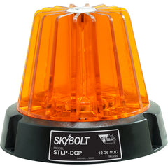 Light - Round 4″ Dome - Flashing Safety - Amber - Exact Tooling