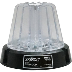 Light - Round 4″ Dome - Flashing Safety - Clear - Exact Tooling