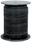 #L14RM100 - 1/4'' ID x 100 Feet - Black Rubber - Rubber Hose - Exact Tooling