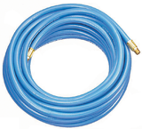 TP6050 - 3/8 MPT x 50 Feet - Light Blue Thermoplastic - 2 Rigid Fitting(s) - Air Hose - Exact Tooling