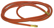 #0425 - 1/4'' ID x 25 Feet - 2 Male Fitting(s) - Air Hose with Fittings - Exact Tooling