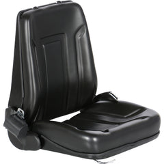 Deluxe Forklift Vinyl Seat W/Seat Belt - Exact Tooling