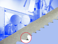 11' 6" x 3/4" x .035 4-6 TPI LXP Bandsaw Blade - Exact Tooling