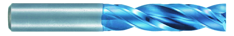 12.5mm Dia. - X 128mm OAL - 3XD-Carbide-Drill-Aqua EX Coated - Exact Tooling