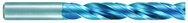 9.4mm Dia. - X 126mm OAL - 5XD-Carbide-Drill-Aqua EX Coated - Exact Tooling